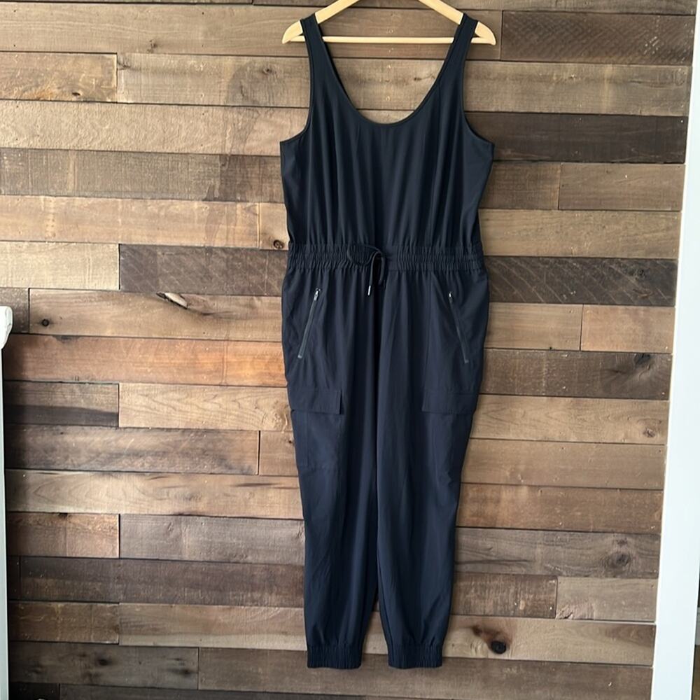 Athleta Woman's Unbound Jumpsuit Romper in Black - Picture 2 of 9